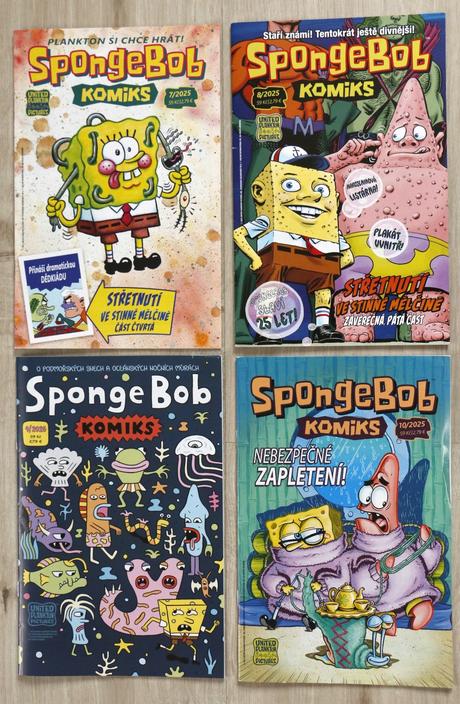 Nové časopisy spongebob, 