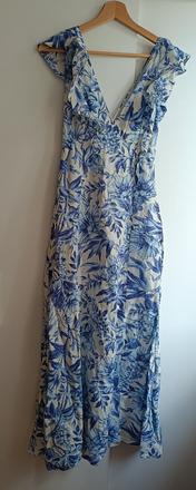 Ľanové letné šaty h&m 34, h&m,34