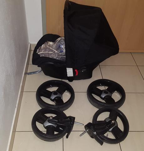 Kočík 3 kombi touragoo flame, touragoo,touragoo flame