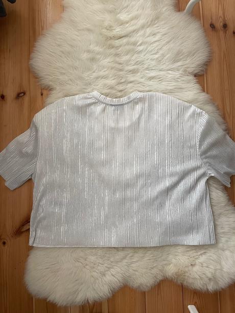 Lesklé crop tričko, m