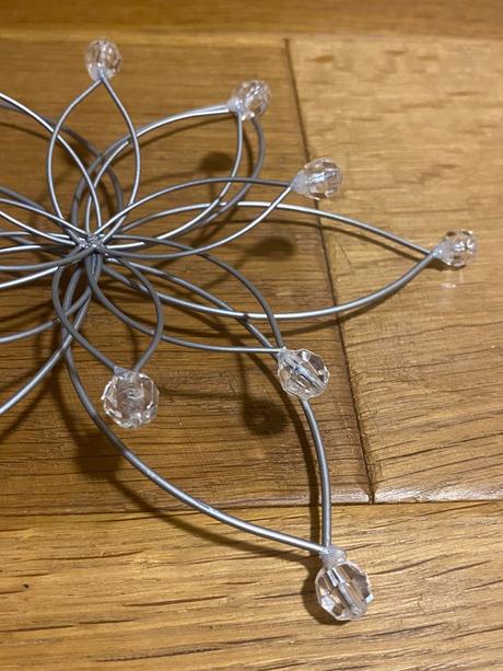 Špic na stromček - hviezda, 