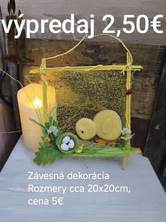 Závesná dekorácia výpredaj, 