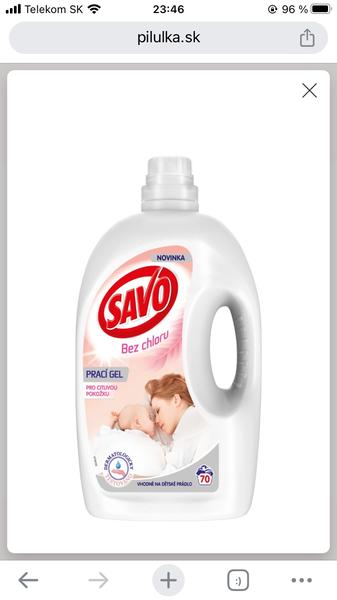 Dá sa ešte kúpiť prací gél Savo?
