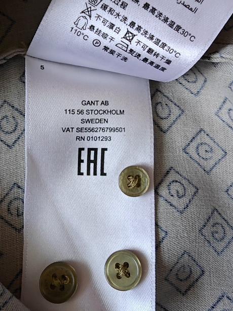 Gant originál koselove s opaskom, vreckami, gant,m