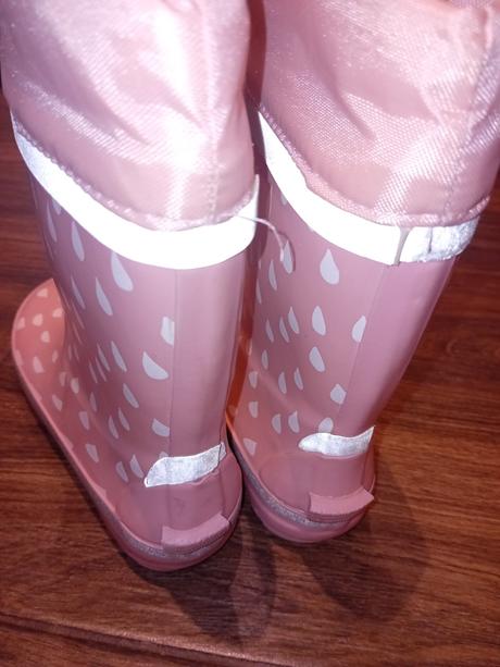 Dievčenské zateplené tchibo gumáky- veľkosť 30/31, 32