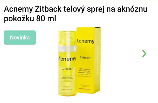 Acnemy Zitback - skúsenosti
