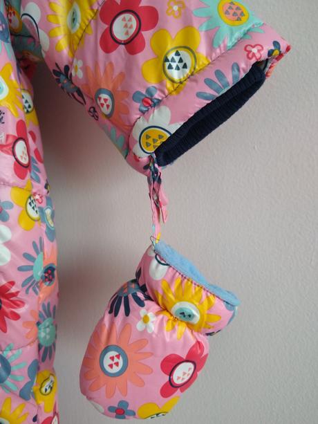 Zimný overal v retro dizajne, 68 / 74 / 80