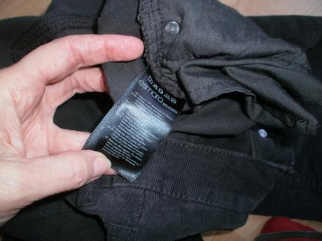 Hrubé menčestráky ako nové, esmara,38