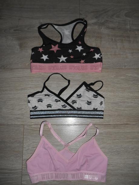 Dievčenské podprsenky 134/140, 134