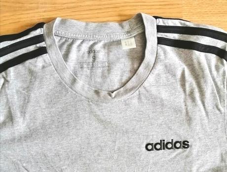 Pánske tričko adidas, veľ. s, sivé, adidas,s