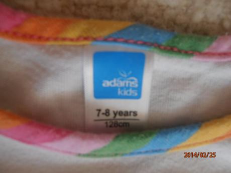 Dievčenské tričko s dlhým rukávom, adams,128