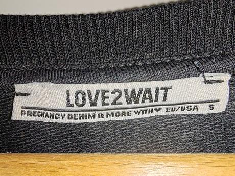 Mikina na dojčenie love2wait s, 
