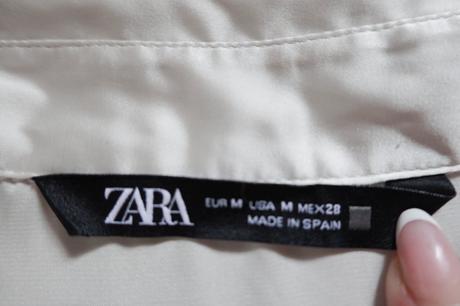 Saténová košela zara, zara,m