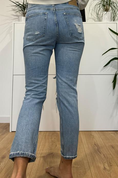 Roztrhane rifle, h&m,m