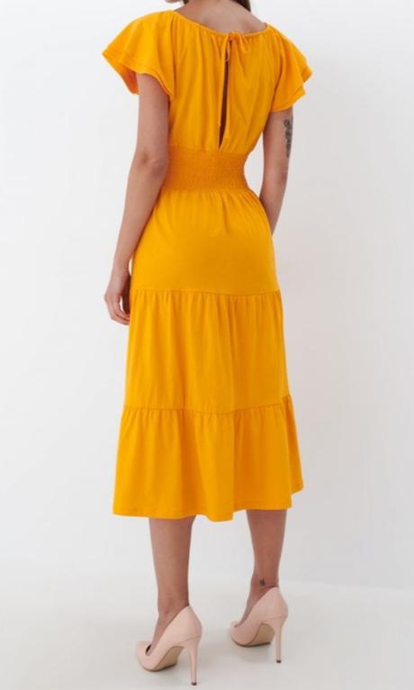 Oranžové šaty mohito, mohito,l