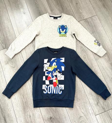 2x sonic mikina veľ. 128, c&a,128