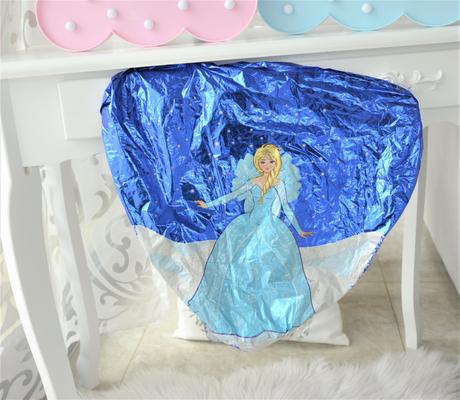 Srdiečkový balón-princezná-40x42cm, 