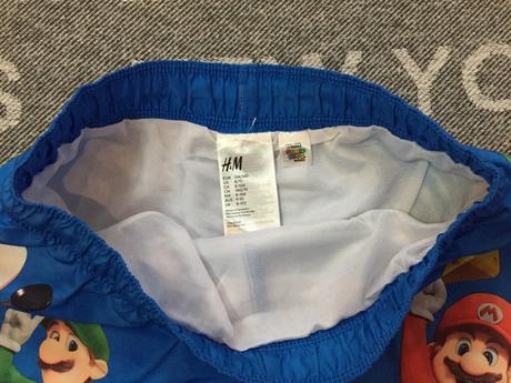 Chlapcenske plavky super mario 8-10 rokov, h&m,134