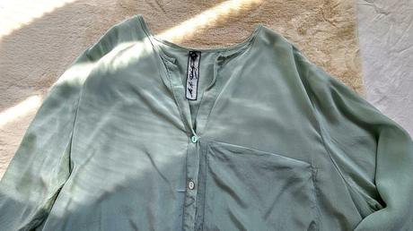 Luxusná hodvábna blúzka od austrálskej dizajnérske, xl