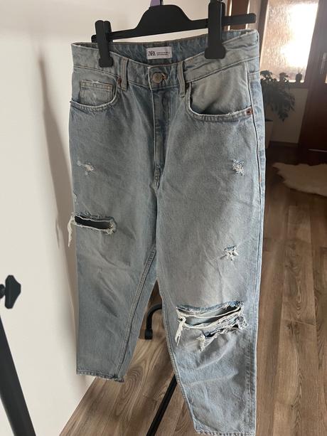 Zara mom jeans, zara,l