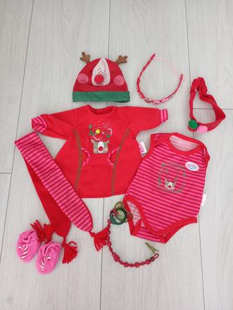Vianočný set pre bábiku baby born,