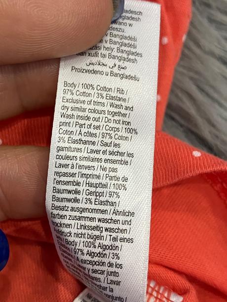 Dievčenské bodkované tričko f&f (86), f&f,86