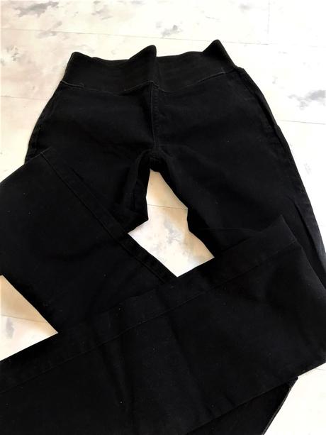 Pevné jeggíny na vysokú gumu, m