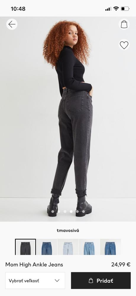 Dámske rifle, h&m,36