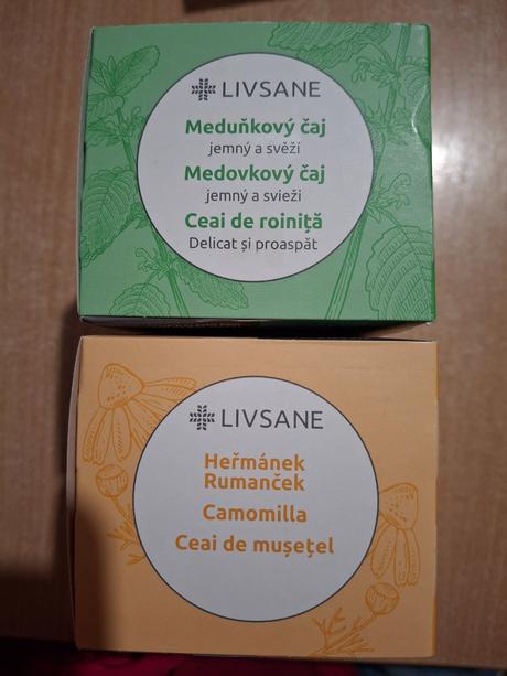 Čaj medovkový a rumančekový, 