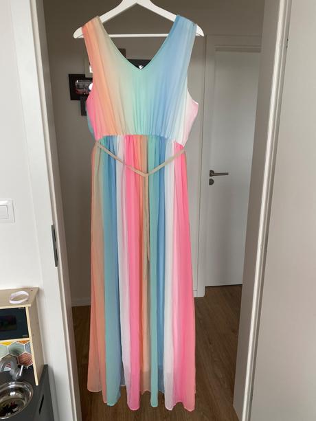 Dúhované dámske šaty, only,m