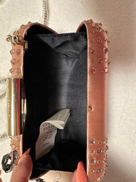 Malá spoločenská kabelka rose gold liu jo originál, liu jo