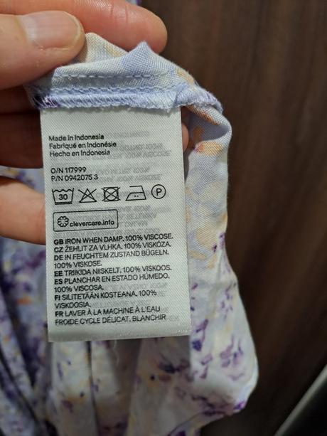 H&m viskózové šaty 38/m, h&m,m