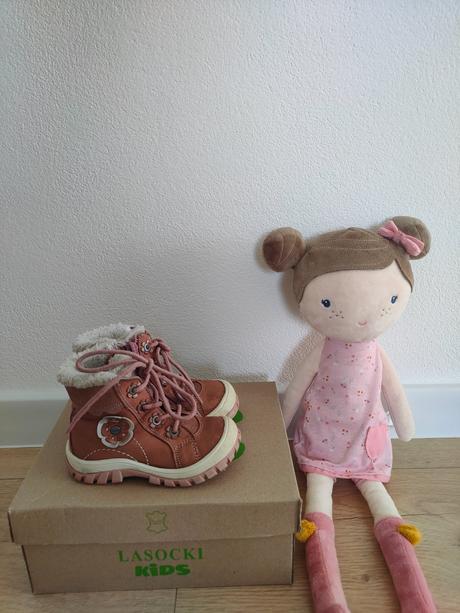 Dievčenské kožené zimné topánky lasocki, v. 21, lasocki,21