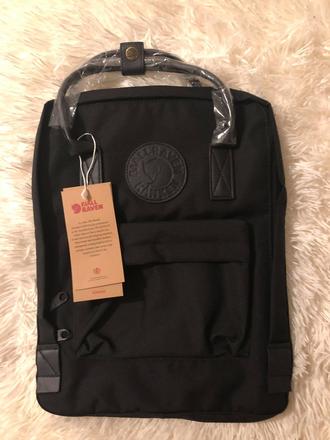 Batoh fjällräven kanken čierny s čiernymi prvkami, fjällräven