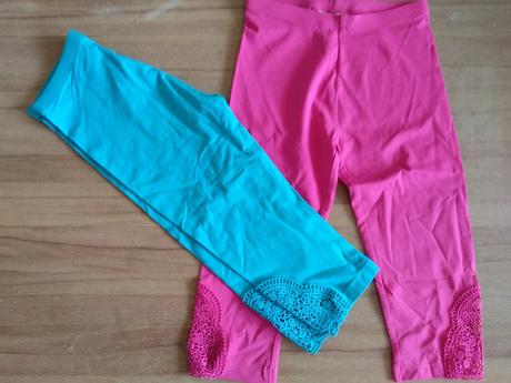 3/4 nohavice s krajkou, c&a,134