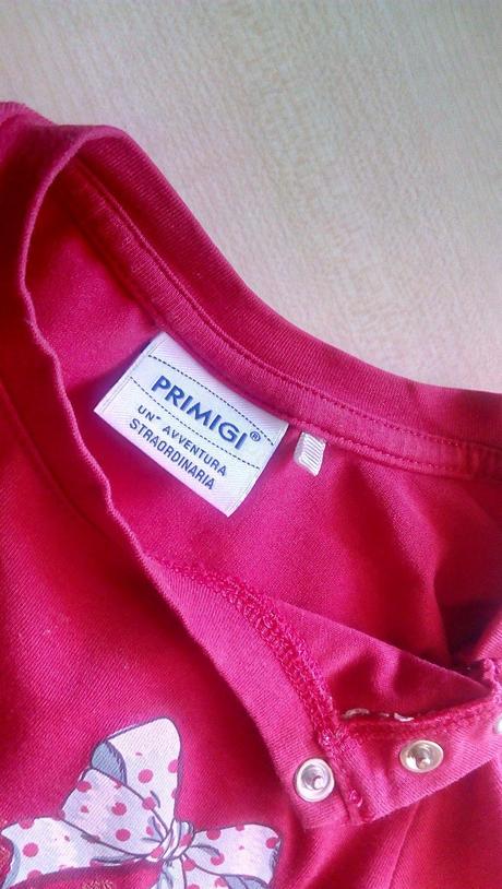 Bavlnené tričko s dlhým rukávom zn. primigi, primigi,86
