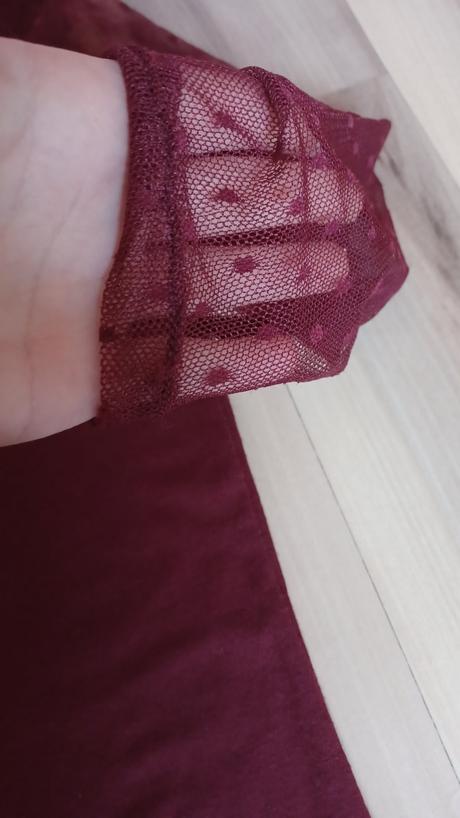 Bordové úzke šaty, terranova,s