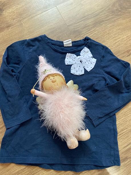 Tričko s mašľou, h&m,92