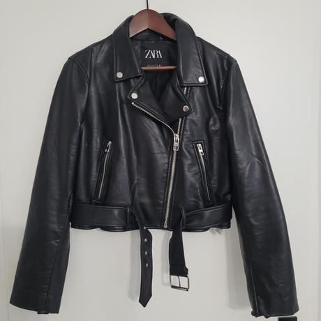 Koženková bundička, zara,xl