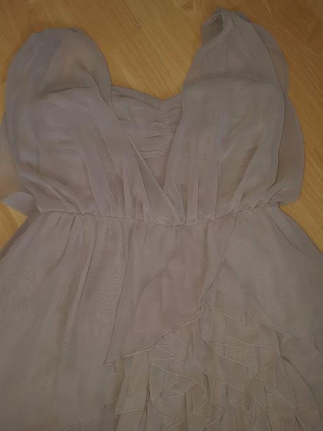 Bezove spolocenske saty, h&m,38