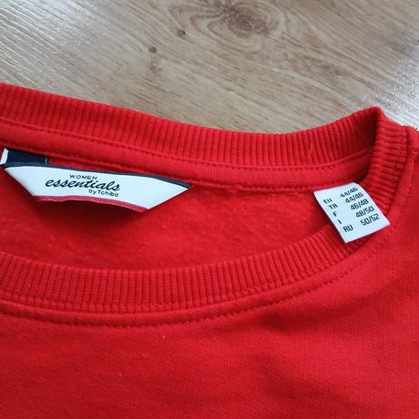 Červená mikina tchibo, tchibo,46