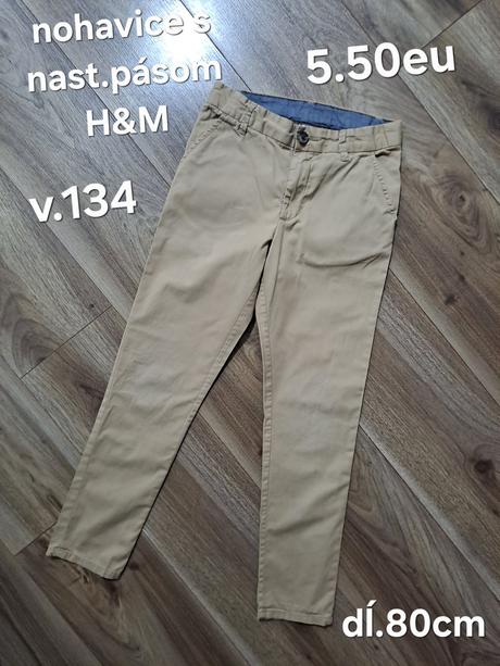 Nohavice h&m, h&m,134