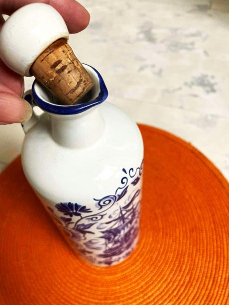 Keramická fľaša na ocot /olej,