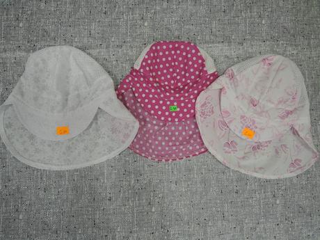 Letná čiapka so šiltom a plachtičkou, repal,80 / 86
