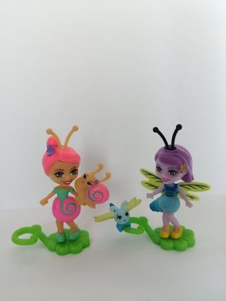 Mattel enchantimals slimák a vážka,