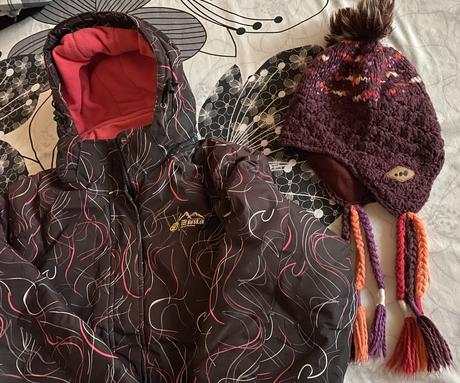 Kvalitná teplá lyžiarska bunda ndskin v. s/m, s