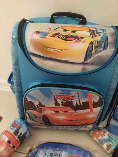 Školská taška mc queen+ peracniky+ vrecko na úbor/, 