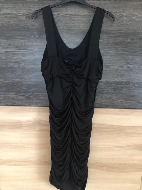 Cierne saty s kamienkami 42, amisu,42