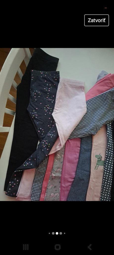 Legíny 17ks 6/7 rokov, h&m,122