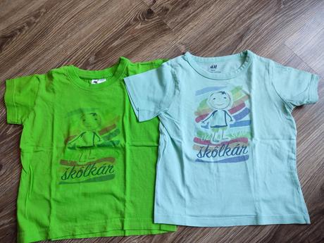 Tričká s textom, h&m,110